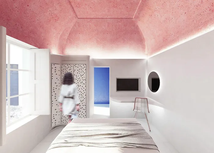 Konukevi Kykladonisia Traditional Settlement Fira (Santorini)